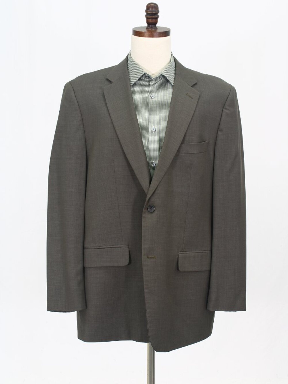 Joseph & Feiss 46L Brown Blazer Sport Coat Jacket 2-Button Solid M596